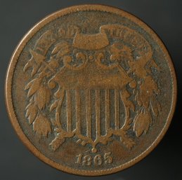 1865 Two Cent Piece