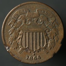 1864 Two Cent Piece