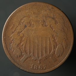 1867 Two Cent Piece