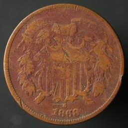 1868 Two Cent Piece