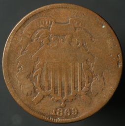 1869 Two Cent Piece