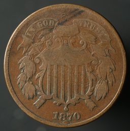 1870 Two Cent Piece