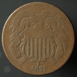 1871 Two Cent Piece