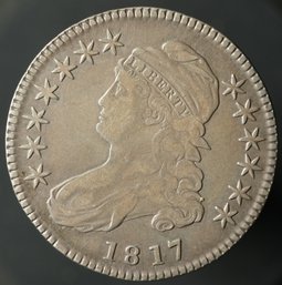 181.7 Capped Bust Half Dollar - Punctuated Date