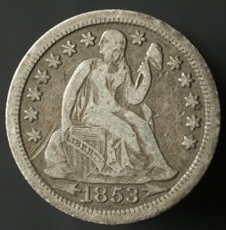 1853-P Seated Liberty Dime