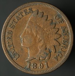 1891 Indian Head Cent