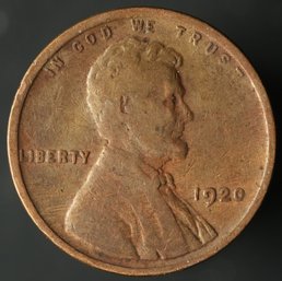 1920-P Lincoln Wheat Cent