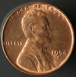 1954-D Lincoln Wheat Cent