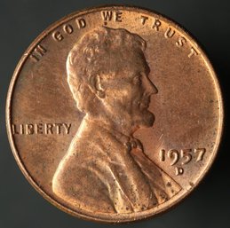 1957-D Lincoln Wheat Cent