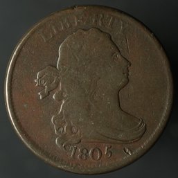 1805 Draped Bust Half Cent