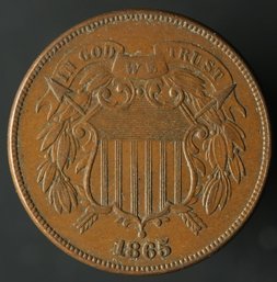 1865 Two Cent Piece