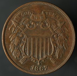 1867 Two Cent Piece