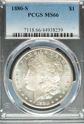 1880-S  Morgan Dollar - PCGS MS66