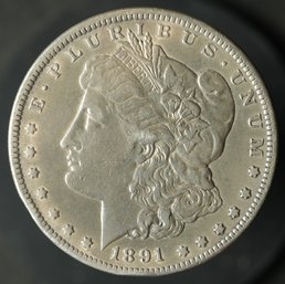 1891-CC Morgan Dollar