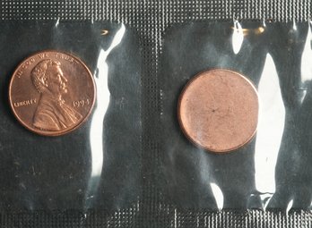 1994-P Lincoln Cent Blank Planchet Set