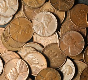 (50) Lincoln Wheat Cents