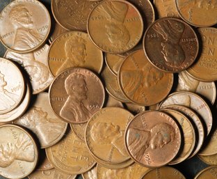 (50) Lincoln Wheat Cents