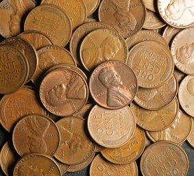 (50) Lincoln Wheat Cents