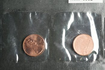 1994-P Lincoln Cent Blank Planchet Set