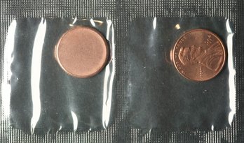 1994-P Lincoln Cent Blank Planchet Set