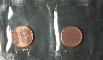 1994-P Lincoln Cent Blank Planchet Set