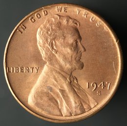 1947-S Lincoln Wheat Cent