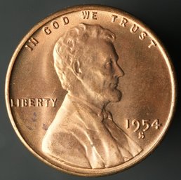 1954-S Lincoln Wheat Cent