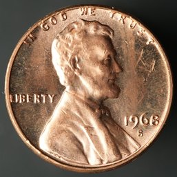 1968-S Lincoln Memorial Cent