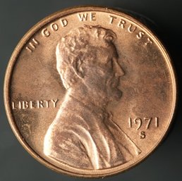 1971-S Lincoln Memorial Cent
