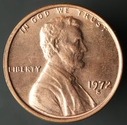 1972-S Lincoln Memorial Cent