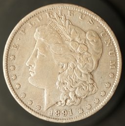 1891-P Morgan Dollar