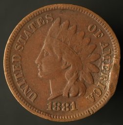 1881 Indian Head Cent