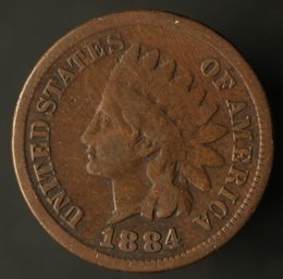 1884 Indian Head Cent