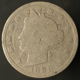 1891 Liberty V Nickel