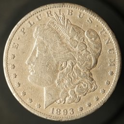 1893-CC Morgan Dollar