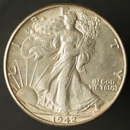 1942-P Walking Liberty Half Dollar