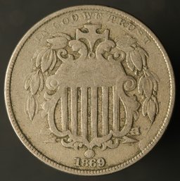 1869 Shield Nickel