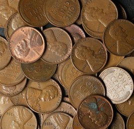 (50) Lincoln Wheat Cents