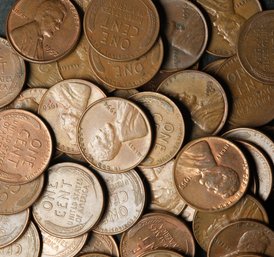 (50) Lincoln Wheat Cents