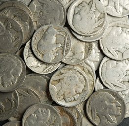 (40) Buffalo Nickels