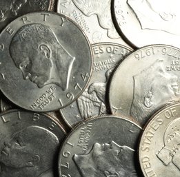 (20) Eisenhower Ike Dollars - Clad