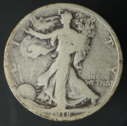1918-D Walking Liberty Half Dollar