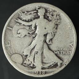 1918-P Walking Liberty Half Dollar