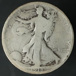 1918-D Walking Liberty Half Dollar
