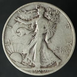 1929-S Walking Liberty Half Dollar