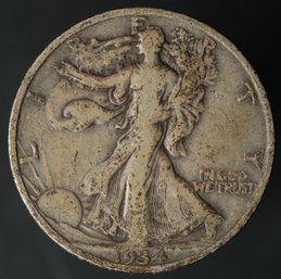 1934-S Walking Liberty Half Dollar