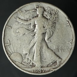 1937-P Walking Liberty Half Dollar