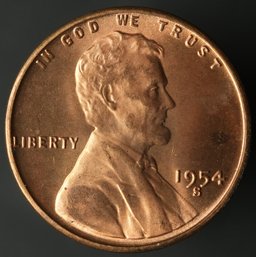 1954-S Lincoln Wheat Cent