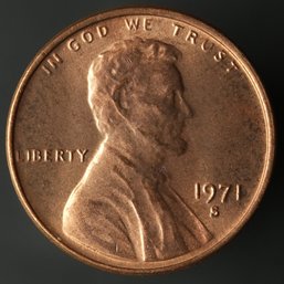 1971-S Lincoln Memorial Cent