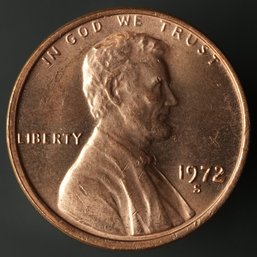 1972-S Lincoln Memorial Cent